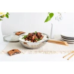 Poignée Amovible Casteline En Bois De Hêtre -Ustensiles De Cuisine Boutique 01925 2 2 Poignee amovible Casteline en bois de hetre Cristel