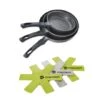Batterie De Cuisine Poêles Anti-adhérentes Dur Comme La Pierre 20, 24 Et 28 Cm Et 3 Feutrines -Ustensiles De Cuisine Boutique 101022 0 1 Batterie de cuisine poeles anti adherentes Dur comme la pierre 20 24 et 28 cm et 3 feutrines Mathon