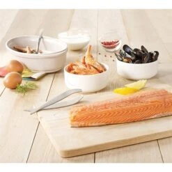 Lot Poêle à Poisson Dur Comme La Pierre 34 Cm Et Pince à Arêtes Forme Poisson -Ustensiles De Cuisine Boutique 10954 2 1 Lot Poele a poisson Dur comme la pierre 34 cm et Pince a aretes forme poisson Mathon