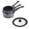 Lot 3 Casseroles Dur Comme La Pierre 16,18 Et 20 Cm Et Couvercle Multi-diamètres -Ustensiles De Cuisine Boutique 10956 0 1 Lot 3 casseroles Dur comme la pierre 16 18 et 20 cm et couvercle multi diametres Mathon