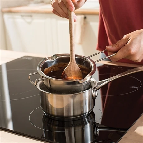 Lot Petite Casserole Inox 12 Cm Et Bol Bain-marie Inox 14 Cm Avec Poignée Longue 4 Lot Petite Casserole Inox 12 Cm Et Bol Bain-marie Inox 14 Cm Avec Poignée Longue – Image 2