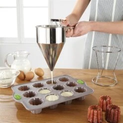 Lot Poêle 7 Blinis Et Entonnoir à Piston 9 Lot Poêle 7 Blinis Et Entonnoir à Piston -Ustensiles De Cuisine Boutique 119025 2 1 Lot poele 7 blinis et entonnoir a piston Mathon