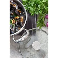 De Buyer Couvercle En Verre 24 Cm -Ustensiles De Cuisine Boutique 147003 2 2 Couvercle en verre 24 cm De Buyer