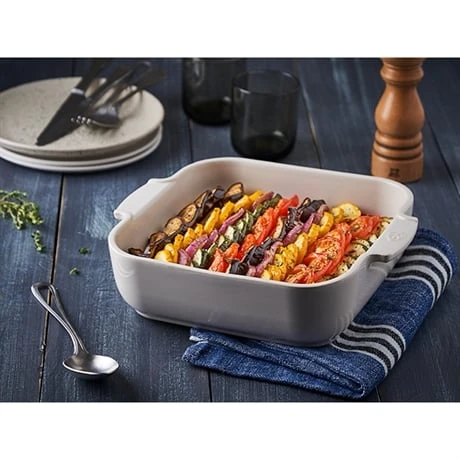 Peugeot Plat Four Carré Céramique écru 28 Cm 5 Peugeot Plat Four Carré Céramique écru 28 Cm – Image 3