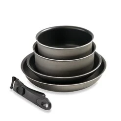 Set 2 Poêles Et 2 Casseroles Anti-adhésives Délice Et Manche Amovible -Ustensiles De Cuisine Boutique 20215 3 3 Set 2 poeles et 2 casseroles anti adhesives Delice et manche amovible Mathon