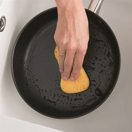 Batterie Poêles Anti-adhérentes Effet Pierre Manche Amovible Et 2 éponges Végétales 5 Batterie Poêles Anti-adhérentes Effet Pierre Manche Amovible Et 2 éponges Végétales – Image 3