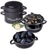 Lot De 2 Marmites à Moules Individuelles 18 Cm -Ustensiles De Cuisine Boutique 20976 0 1 Lot de 2 marmites a moules individuelles 18 cm Baumalu