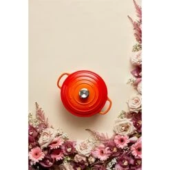 Le Creuset Cocotte Fonte Rond 24 Cm Volcanique -Ustensiles De Cuisine Boutique 213180 4 3 Cocotte fonte rond 24 cm volcanique Le Creuset