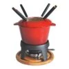 Service à Fondue 6 Personnes En Fonte Rouge 385050 -Ustensiles De Cuisine Boutique 21855 0 2 Service a fondue 6 personnes en fonte rouge 385050 Baumalu