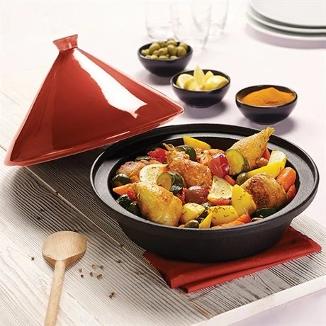 Tajine Fonte 30 Cm Rouge 3 Tajine Fonte 30 Cm Rouge