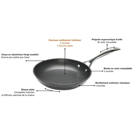 Le Creuset Poêle Wok Les Forgées 30 Cm 6 Le Creuset Poêle Wok Les Forgées 30 Cm – Image 4