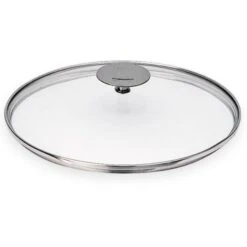 Couvercle Verre Cristel Platine 26 Cm