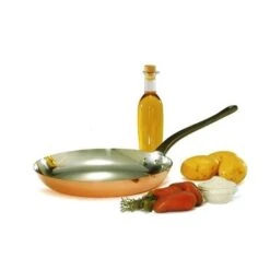 Poêle à Frire En Cuivre Massif 32 Cm 7 Poêle à Frire En Cuivre Massif 32 Cm -Ustensiles De Cuisine Boutique 26118 1 2 Poele a frire en cuivre massif 32 cm Baumalu