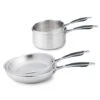 Batterie De Cuisine Excell'Inox 2 Casseroles Et 2 Poêles Tout Inox -Ustensiles De Cuisine Boutique 271079 0 2 Batterie de cuisine Excell Inox 2 casseroles et 2 poeles tout inox Mathon