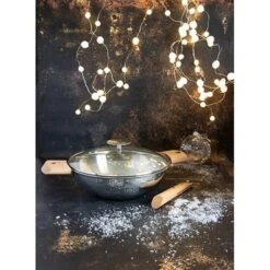 Wok Inox Casteline 28 Cm -Ustensiles De Cuisine Boutique 272019 1 3 Wok inox Casteline 28 cm Cristel