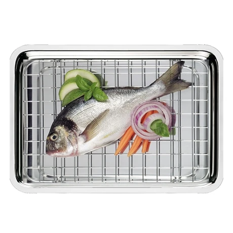 Plat à Four Smart Grill 36 X 25 Cm Avec Grille 4 Plat à Four Smart Grill 36 X 25 Cm Avec Grille – Image 2