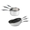 Batterie De Cuisine Excell'inox 3 Poêles Inox Revêtu Et 3 Casseroles Inox -Ustensiles De Cuisine Boutique 279118 0 3 Batterie de cuisine Excell inox 3 poeles inox revetu et 3 casseroles inox Mathon