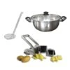 Lot Friteuse Traditionnelle, Coupe-frites Et Araignée à Friture -Ustensiles De Cuisine Boutique 279209 0 2 Lot friteuse traditionnelle coupe frites et araignee a friture