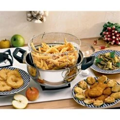 Lot Friteuse Traditionnelle, Coupe-frites Et Araignée à Friture -Ustensiles De Cuisine Boutique 279209 2 2 Lot friteuse traditionnelle coupe frites et araignee a friture