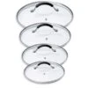 Set De 4 Couvercles En Verre Rapid Cook 14 à 20 Cm -Ustensiles De Cuisine Boutique 27935 0 3 Set de 4 couvercles en verre Rapid Cook 14 a 20 cm Mathon