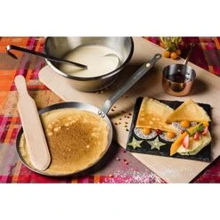 De Buyer Crêpière Tôle De Fer Blanc Minéral B Elément 26 Cm -Ustensiles De Cuisine Boutique 28811 2 1 Crepiere tole de fer blanc Mineral B Element 26 cm De Buyer