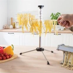 Lot Machine à Pâtes Et Séchoir à Pâtes Pliable -Ustensiles De Cuisine Boutique 289001 1 2 Lot machine a pates et sechoir a pates pliable Mathon