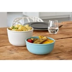 Nouvelles versions -Ustensiles De Cuisine Boutique 301290 1 2 Bol multifonction Cirqula 3000 ml Nordic White Mepal