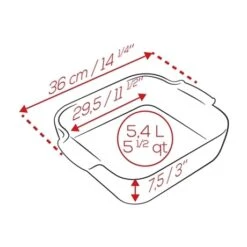 Nouvelles versions -Ustensiles De Cuisine Boutique 301326 1 2 Plat carre ceramique terracotta 36 cm Peugeot