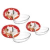 Ibili Set De 3 Plats En Verre Kristall Ovales 26, 30 Et 35cm -Ustensiles De Cuisine Boutique 349002 0 1 Set de 3 plats en verre Kristall ovales 26 30 et 35cm Ibili