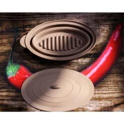 Papillote Rétractable Fond Vapeur En Silicone 30 Cm 1,5 L -Ustensiles De Cuisine Boutique 35145 3 5 Papillote retractable fond vapeur en silicone 30 cm 1 5 L Mathon