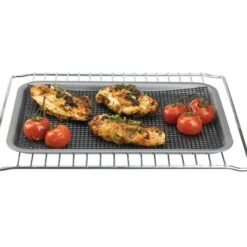 Set De 2 Grilles De Cuisson Anti-adhérentes -Ustensiles De Cuisine Boutique 37026 2 1 Set de 2 grilles de cuisson anti adherentes Mathon