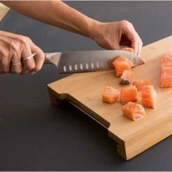 Set De 4 Couteaux Bois D'acacia Et Lame Inox 9 Set De 4 Couteaux Bois D'acacia Et Lame Inox -Ustensiles De Cuisine Boutique 471071 2 3 Set de 4 couteaux bois d acacia et lame inox Mathon