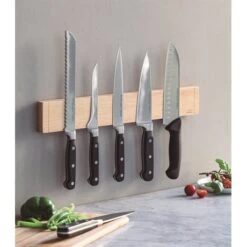 Support Magnétique à Couteaux -Ustensiles De Cuisine Boutique 480003 2 4 Support magnetique a couteaux Lacor