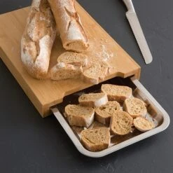 Planche à Découper Bambou 34 Cm Avec Bac Amovible Inox -Ustensiles De Cuisine Boutique 481016 4 4 Planche a decouper bambou 34 cm avec bac amovible inox Mathon