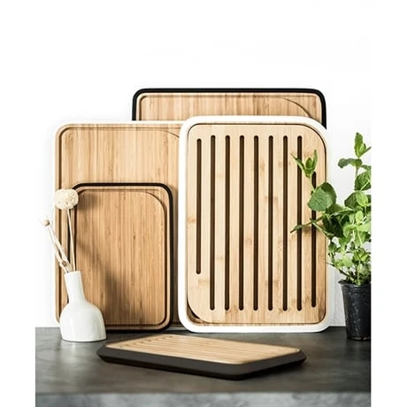 Planche à Pain En Bambou Noir 28 Cm 4 Planche à Pain En Bambou Noir 28 Cm – Image 2