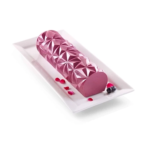 Silikomart Kit Pour Bûche Glacée Diamond Buche 3 Silikomart Kit Pour Bûche Glacée Diamond Buche