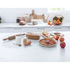 Lot Moules à Cake 24 Cm Et à Tarte 26 Cm En Verre Borosilicate -Ustensiles De Cuisine Boutique 509122 3 1 Lot moules a cake 24 cm et a tarte 26 cm en verre borosilicate Mathon