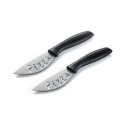 Lot Plaque à Pizza, Coupe Pâte Gradué Et 2 Couteaux à Pizza En Inox -Ustensiles De Cuisine Boutique 509132 4 1 Lot plaque a pizza coupe pate gradue et 2 couteaux a pizza en inox