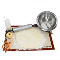 Grand Tapis De Cuisson Professionnel Silicone Et Fibre De Verre 58 Cm -Ustensiles De Cuisine Boutique 512189 2 4 Grand tapis de cuisson professionnel silicone et fibre de verre 58 cm Mathon