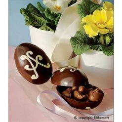 Silikomart Moule Demi-oeufs De Pâques En Silicone -Ustensiles De Cuisine Boutique 51278 4 1 Moule demi oeufs de Paques en silicone Silikomart