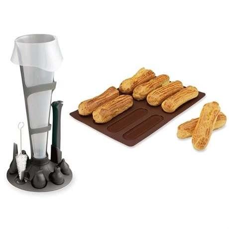 Lot Set Poche à Douille Et Flexi' Plaque 8 éclairs 3 Lot Set Poche à Douille Et Flexi' Plaque 8 éclairs