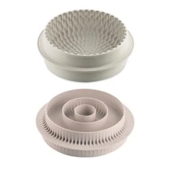 Silikomart Lot Moule En Silicone Honoré Et Moule à Insert Rond -Ustensiles De Cuisine Boutique 519128 2 1 Lot moule en silicone Honore et moule a insert rond Silikomart