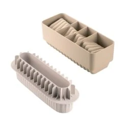 Silikomart Lot Moule En Silicone Corallo Et Moule à Insert Bûche -Ustensiles De Cuisine Boutique 519134 2 1 Lot moule en silicone Corallo et moule a insert buche Silikomart