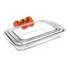 Ibili Set De 3 Plats Rectangulaires Kristall 1 Ibili Set De 3 Plats Rectangulaires Kristall -Ustensiles De Cuisine Boutique 52109 0 1 Set de 3 plats rectangulaires Kristall Ibili