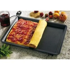 Plaque à Pâtisserie Acier Revêtu Anti-adhérent 40 Cm -Ustensiles De Cuisine Boutique 54211 2 6 Plaque a patisserie acier revetu anti adherent 40 cm Mathon