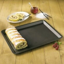 Plaque à Pâtisserie Acier Revêtu Anti-adhérent 40 Cm -Ustensiles De Cuisine Boutique 54211 4 6 Plaque a patisserie acier revetu anti adherent 40 cm Mathon