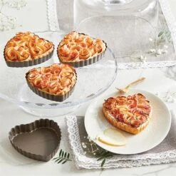 Set De 4 Moules à Tartelette Coeur Revêtement Antiadhérent 11 Cm 9 Set De 4 Moules à Tartelette Coeur Revêtement Antiadhérent 11 Cm -Ustensiles De Cuisine Boutique 544009 2 4 Set de 4 moules a tartelette coeur revetement antiadherent 11 cm Mathon