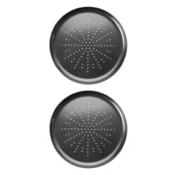 Ibili Lot 2 Moules à Pizza 32 Cm Crispy