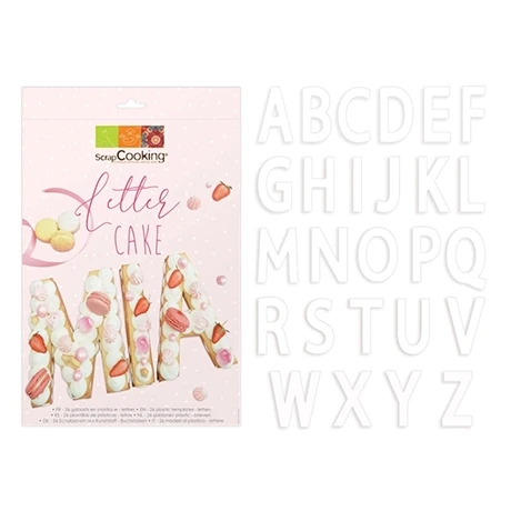 Kit Letter Cake - 26 Lettres 3 Kit Letter Cake - 26 Lettres