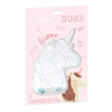 Moule à Chocolat 3D Licorne 3 Moule à Chocolat 3D Licorne